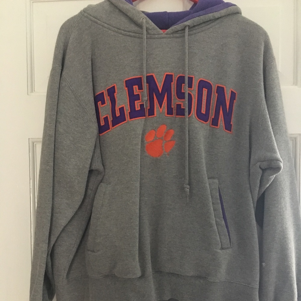 Clemson embroidered hoodie